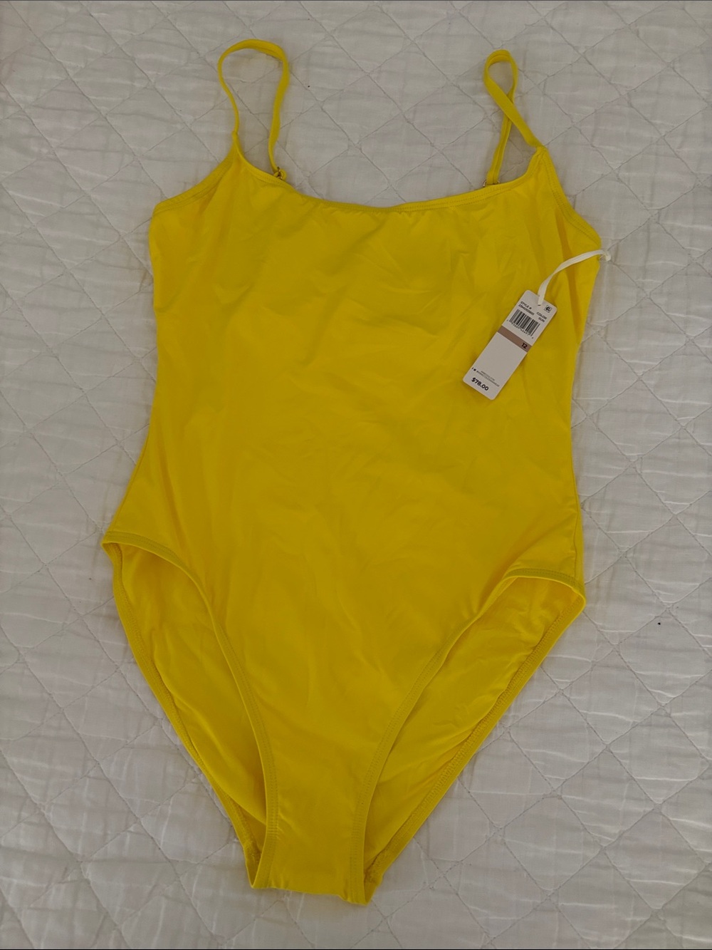 Anne Cole Bright Sun Yellow One-Piece Swimsuit